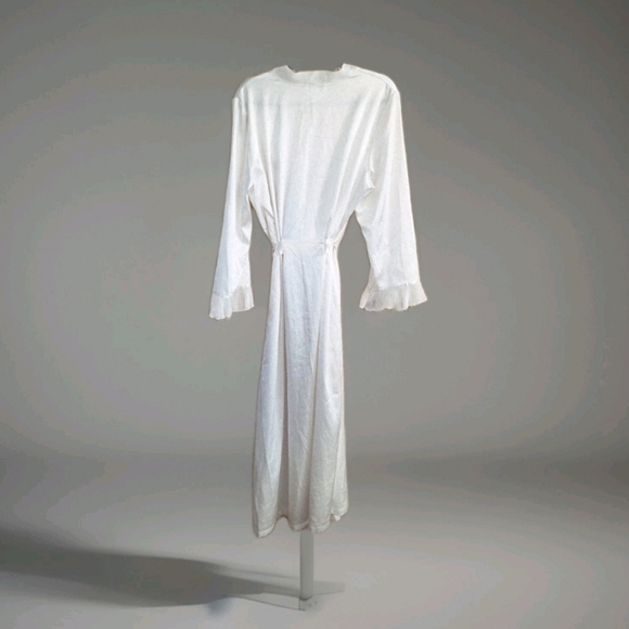 Linea Donatella Embellished Satin Long Robe - Picture 2 of 9